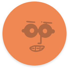An orange emoopl with a braces for doopl direct primary care